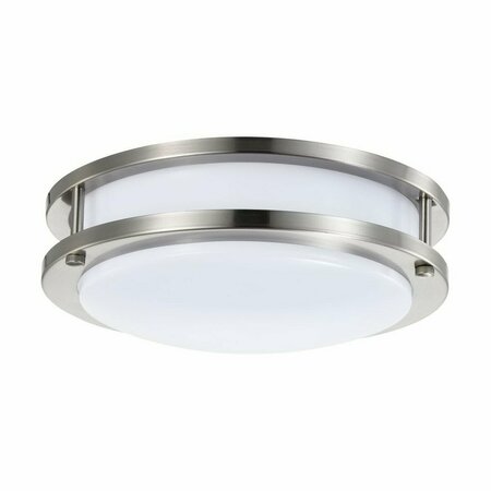SATCO 10 IN 16W LED FLUSH MNT BR NI DIMMABLE 62/1561
